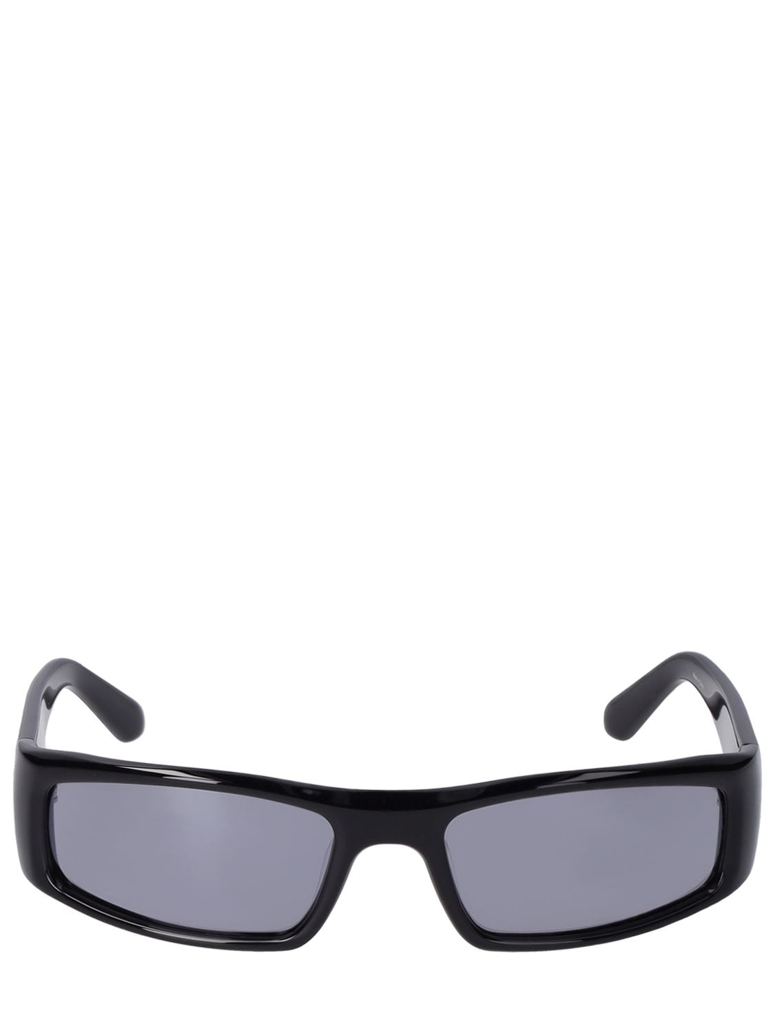Chimi Jet Black Squared Acetate Sunglasses