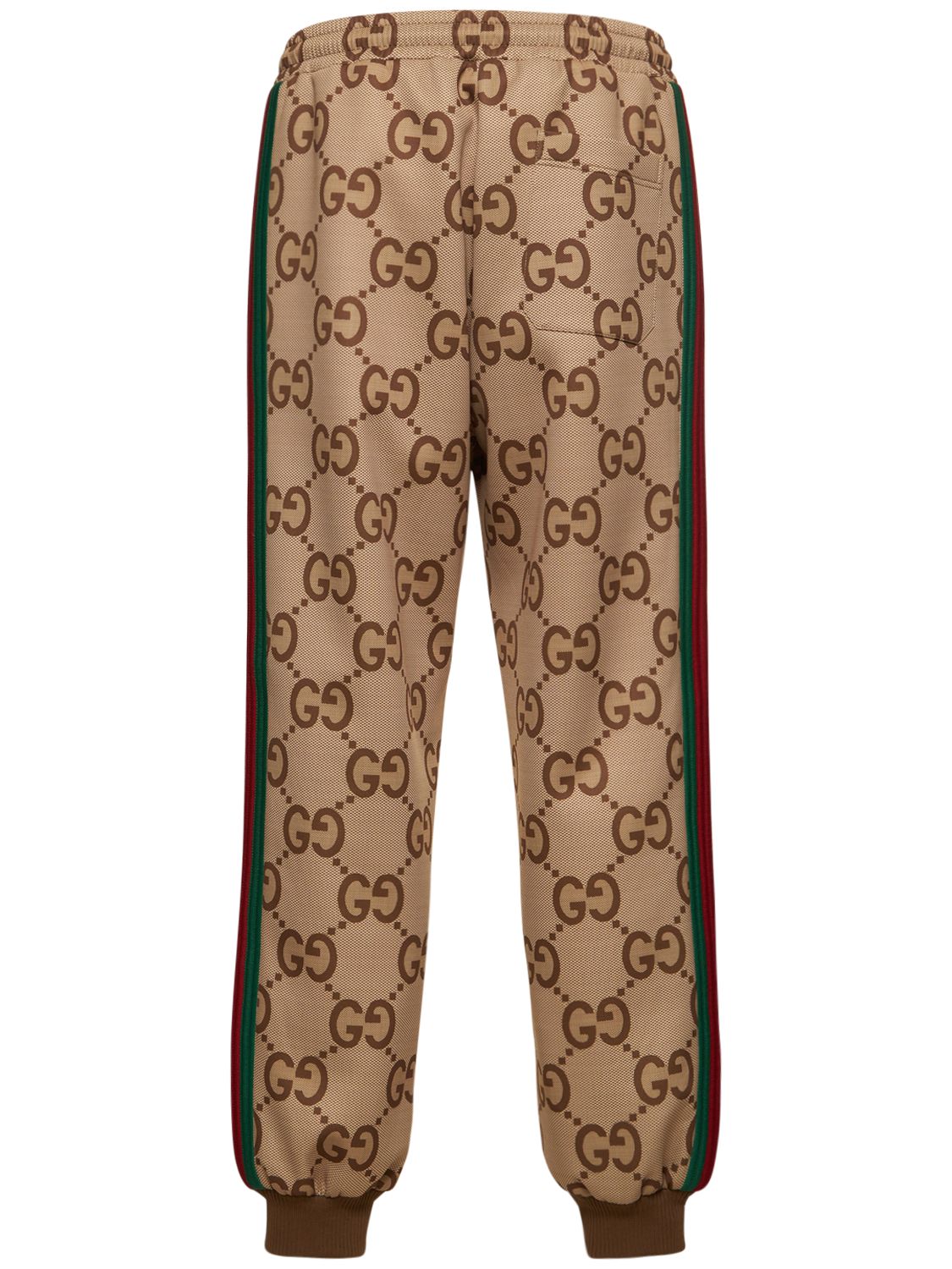 Gucci Brown GG Cuff Cargo Pants
