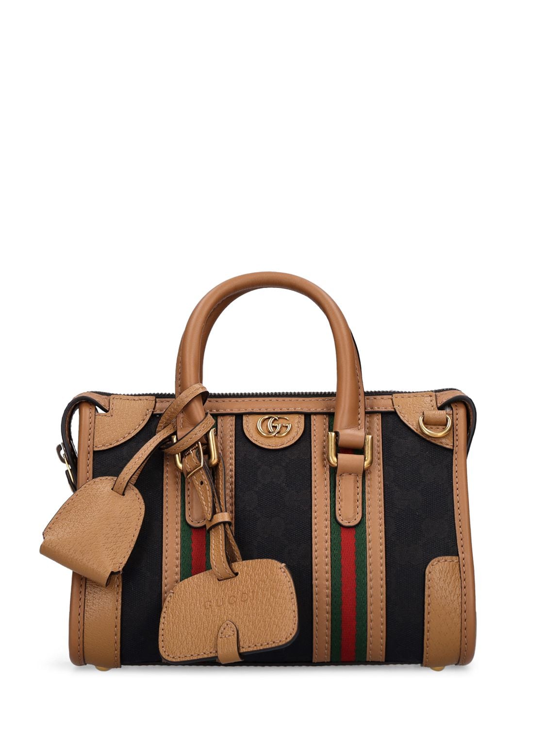 GUCCI Small Bauletto Leather Top Handle Bag