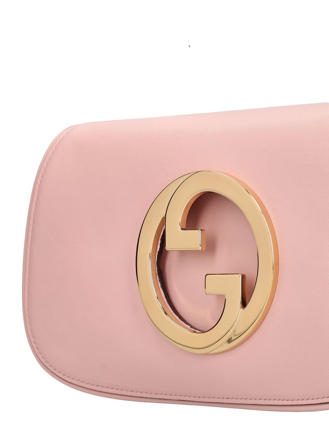 Gucci Blondie Leather Shoulder Bag in Pink - Gucci