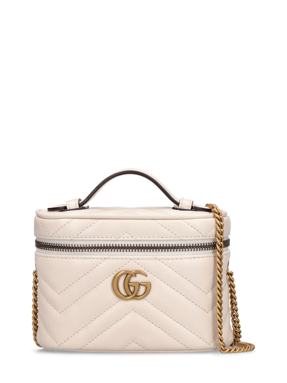 GUCCI Gg Marmont Leather Cosmetic Bag