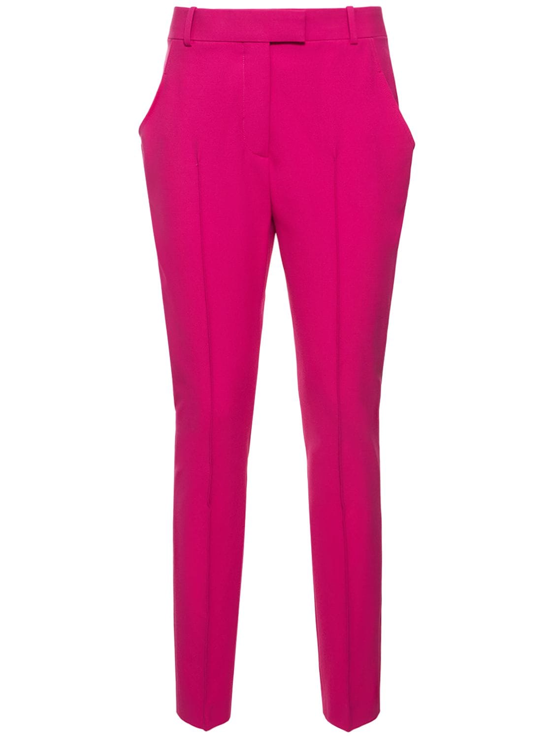 Berry Tailored Straight Pants