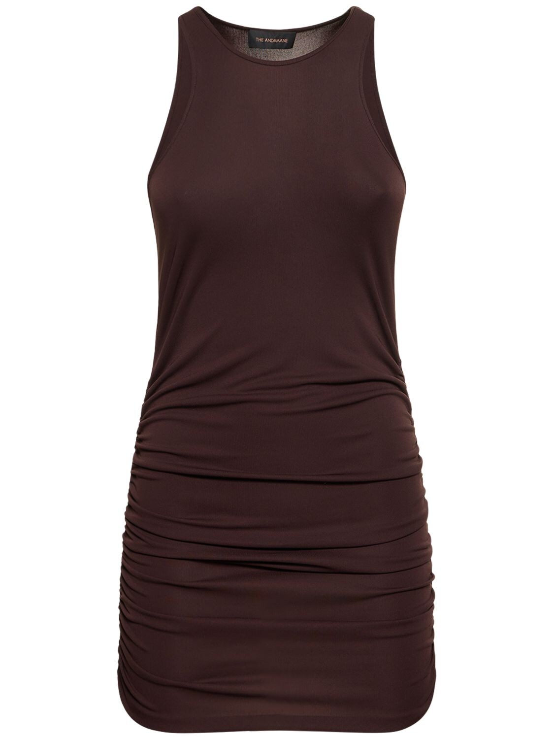 Morgana Stretch Jersey Mini Dress – WOMEN > CLOTHING > DRESSES