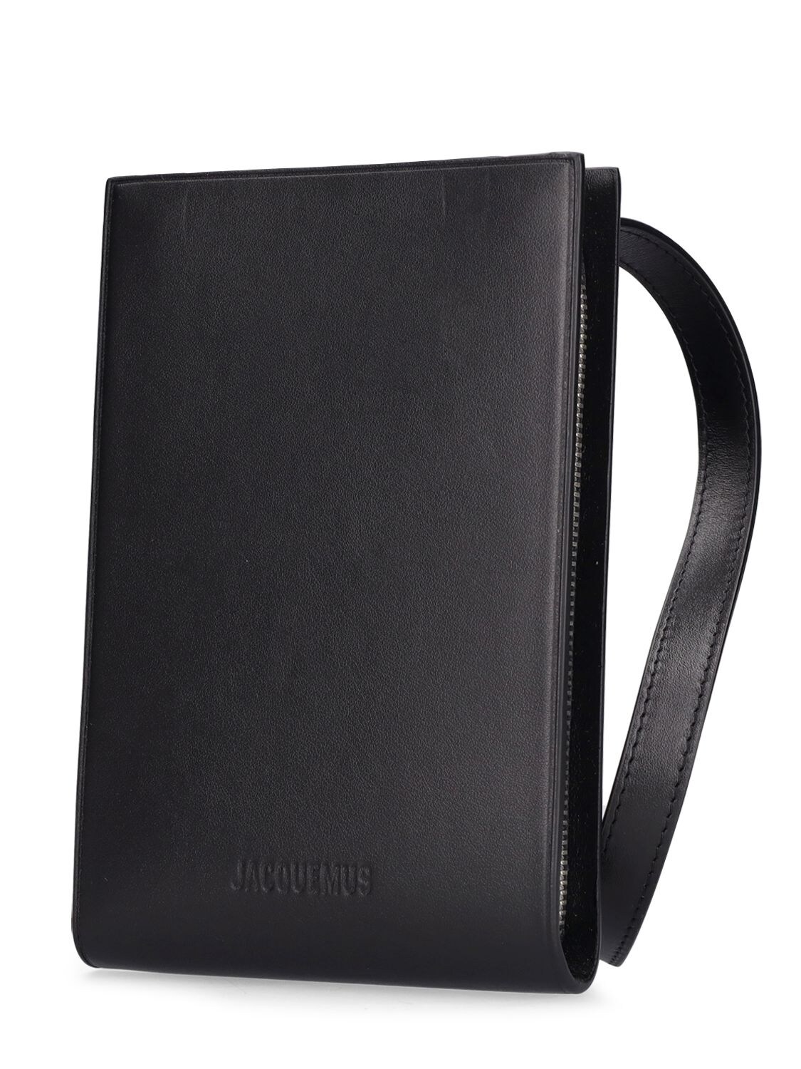 Jacquemus | Men Le Gadju Leather Crossbody Bag Black Unique