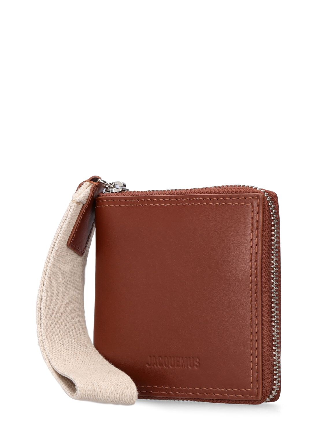 Jacquemus: Brown Le Papier 'Le Porte Rectangle' Wallet