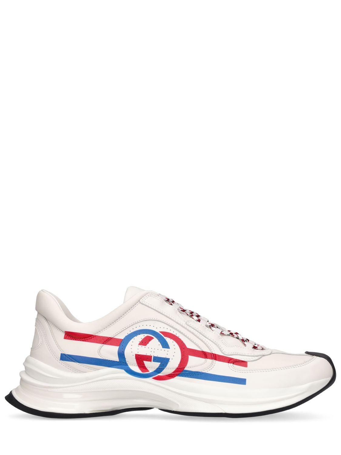 Image of Gucci Run Leather Sneakers