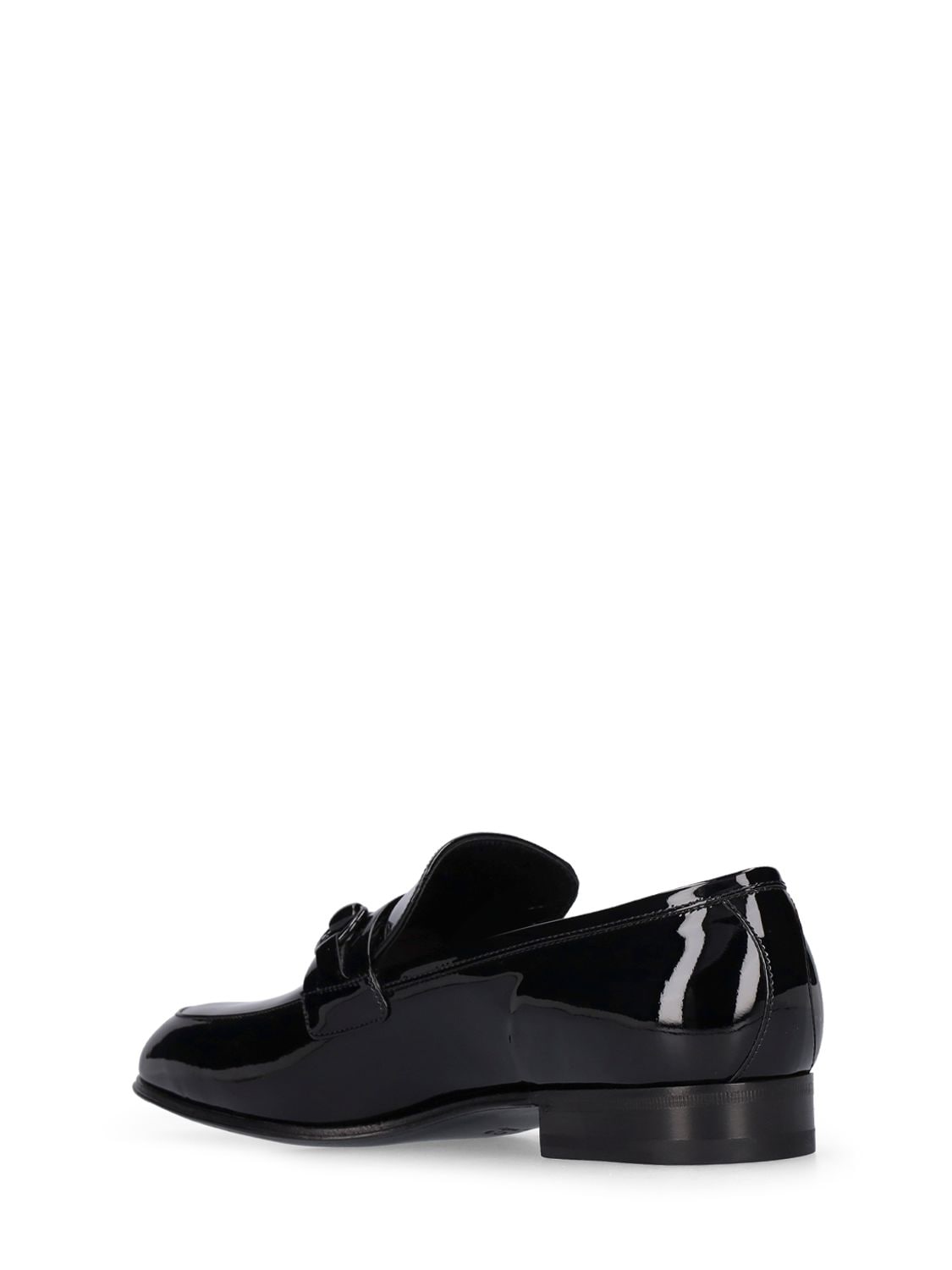 Shop Gucci Ed Patent Leather Sneakers In Black