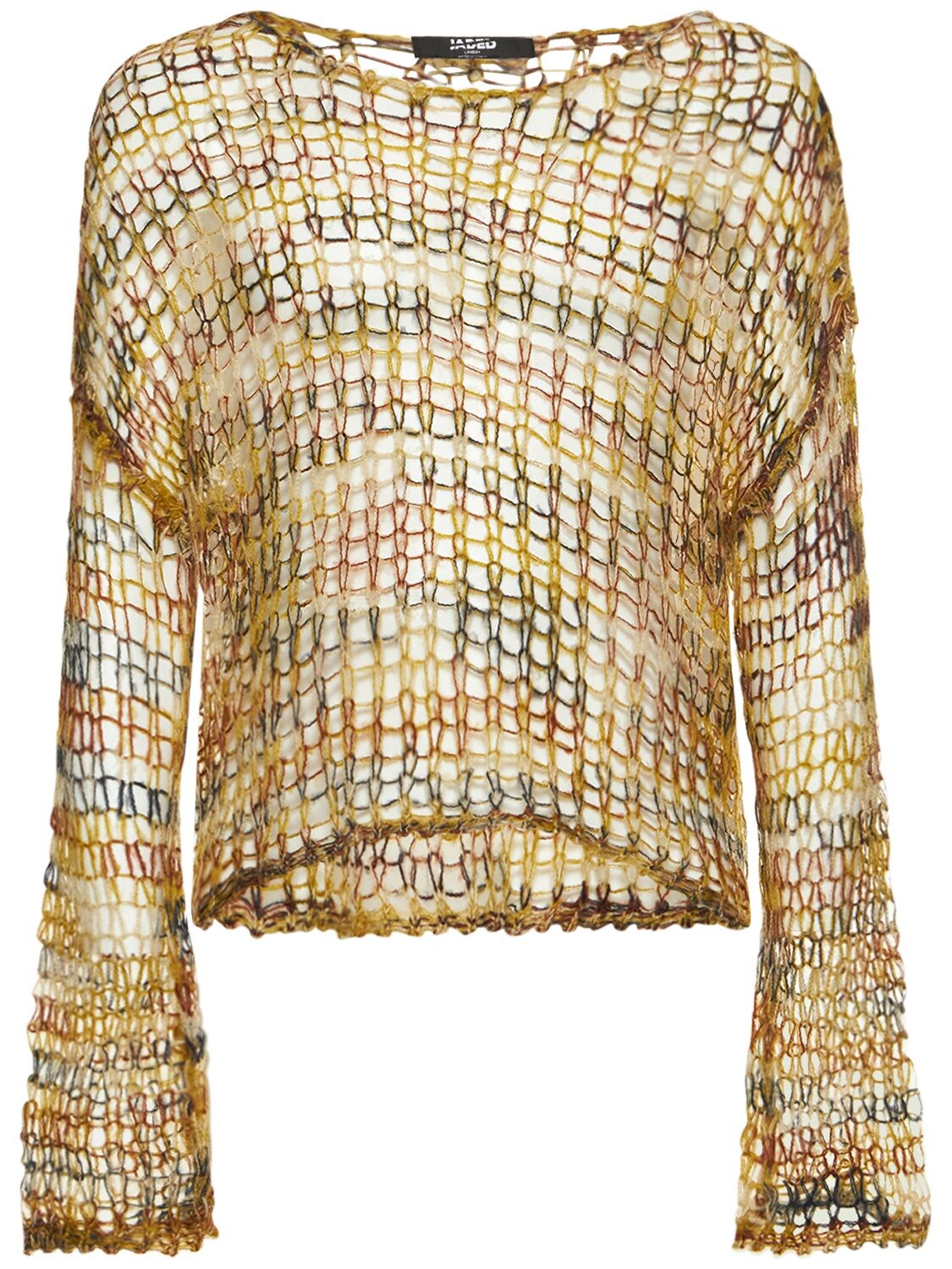 JADED LONDON Ambra Ombre Twisted Knit Sweater