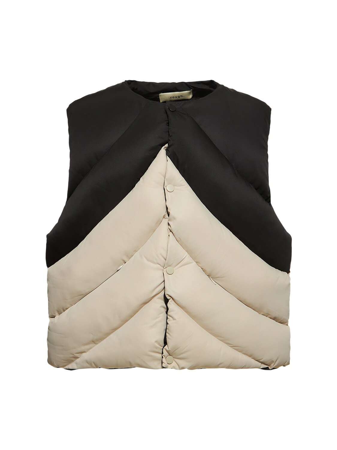 Bicolor Puffer Vest – MEN > CLOTHING > DOWN JACKETS