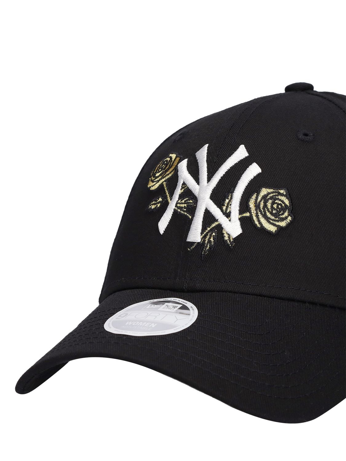 New York Yankees New Era 9FORTY Floral Metallic Womens Cap