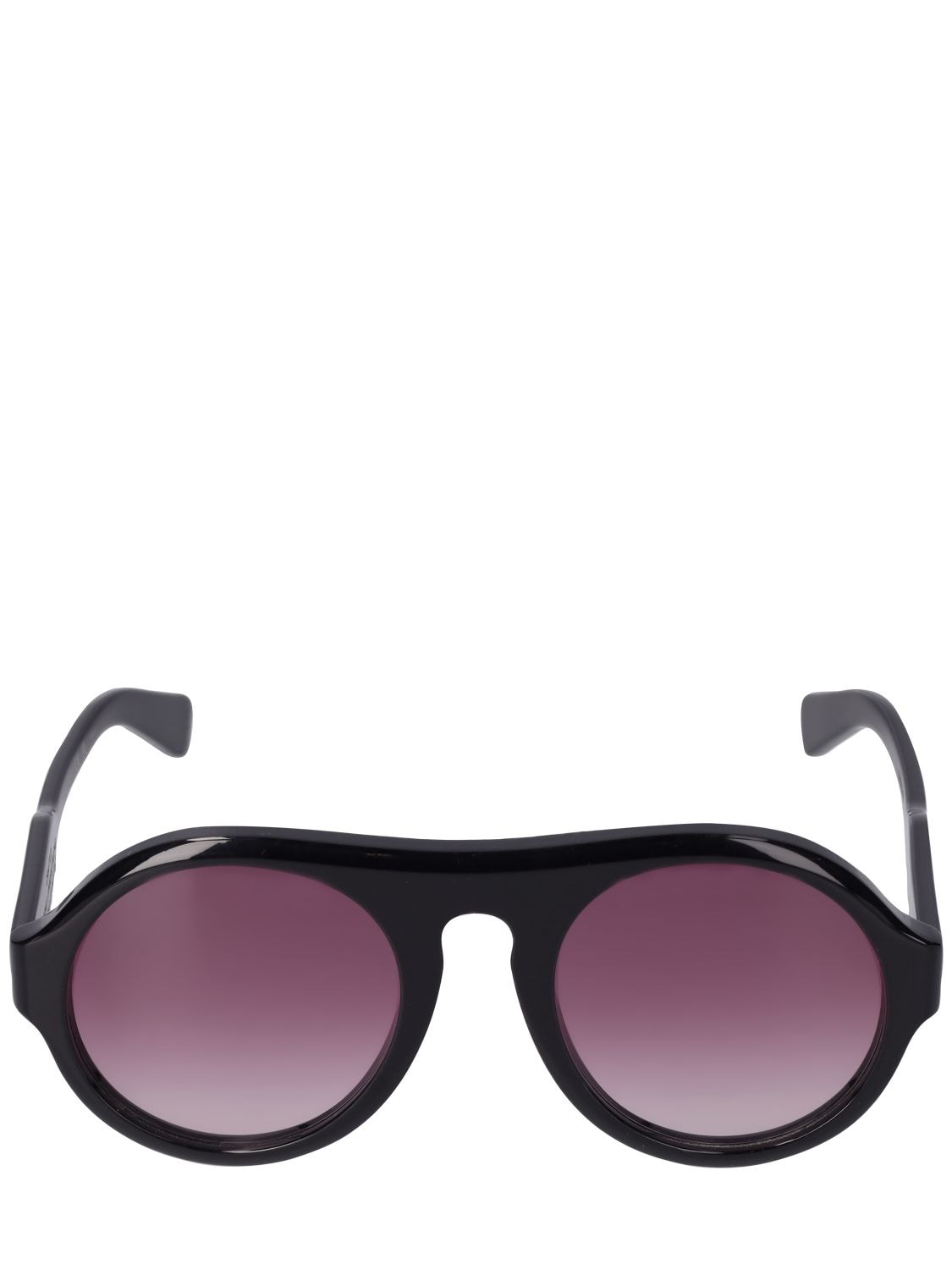 Chloé Reace Pilot Bio-acetate Sunglasses In Black,red