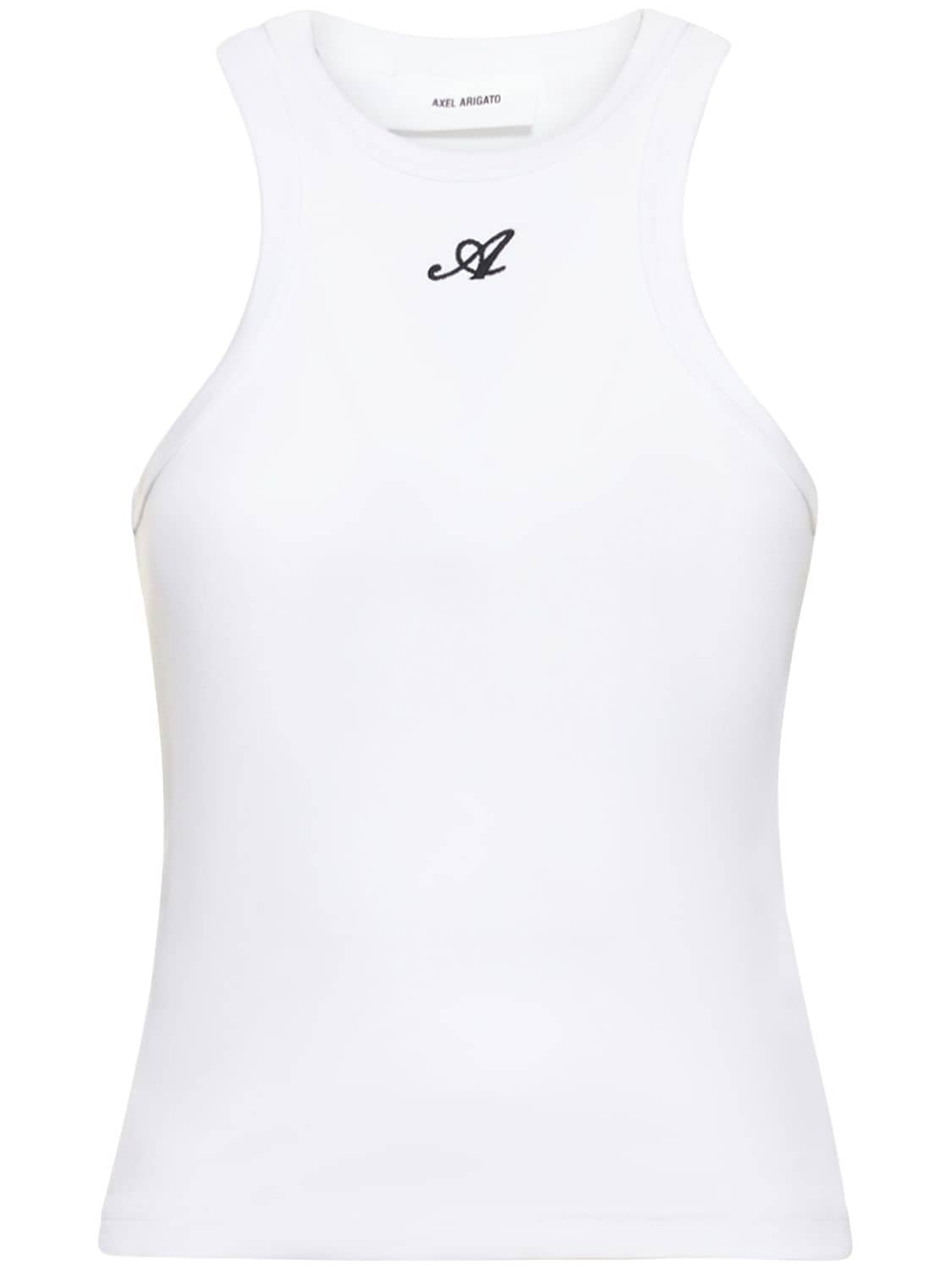 Axel Arigato Signature Tank Top In White