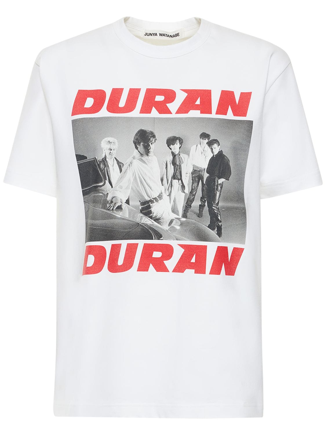 Duranduran Printed Cotton T-shirt – WOMEN > CLOTHING > T-SHIRTS