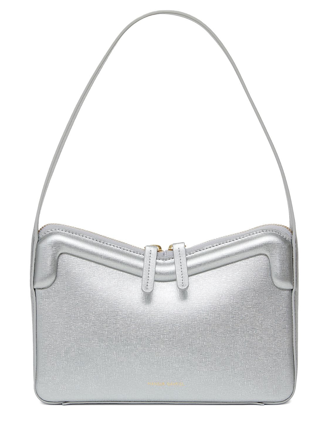 MANSUR GAVRIEL M FRAME SMOOTH LEATHER BAG