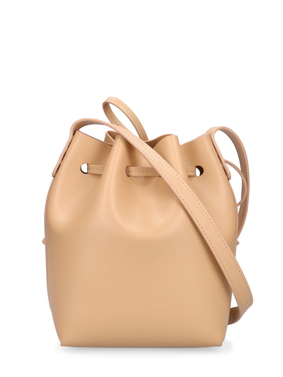 Mansur Gavriel Mini Leather Bucket Bag