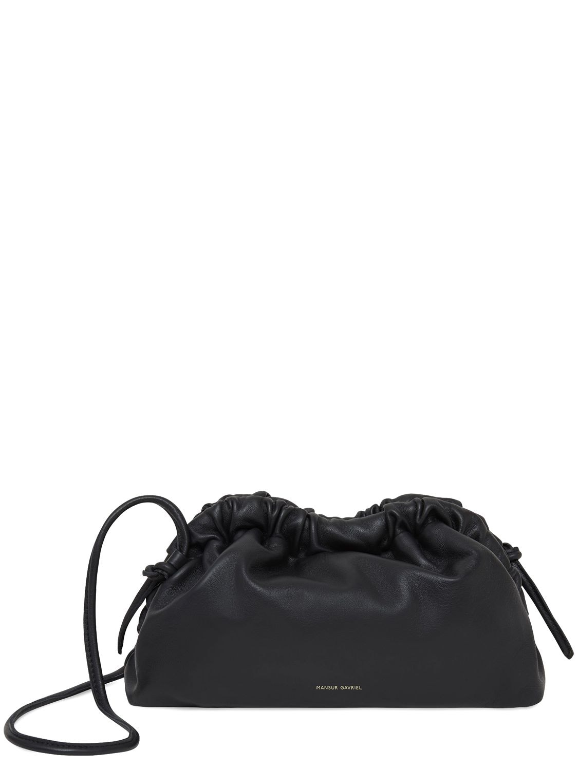 Mansur Gavriel Mini Cloud Clutch In Black