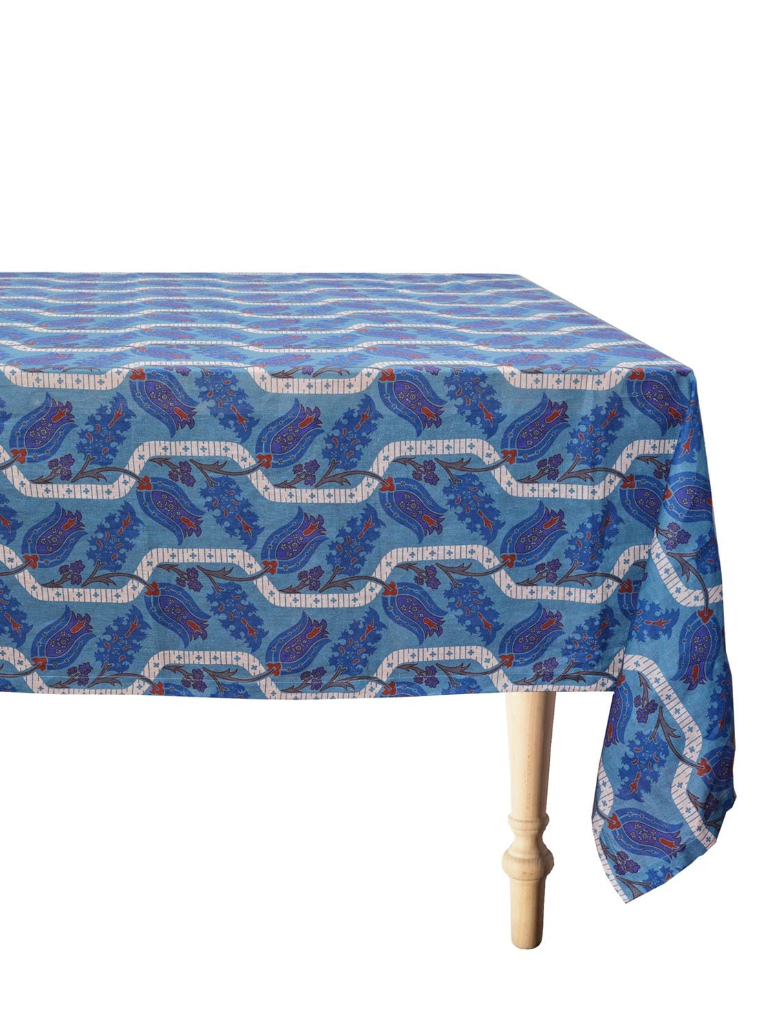 Shop Cabana Topkapi Rectangular Tablecloth In Blue