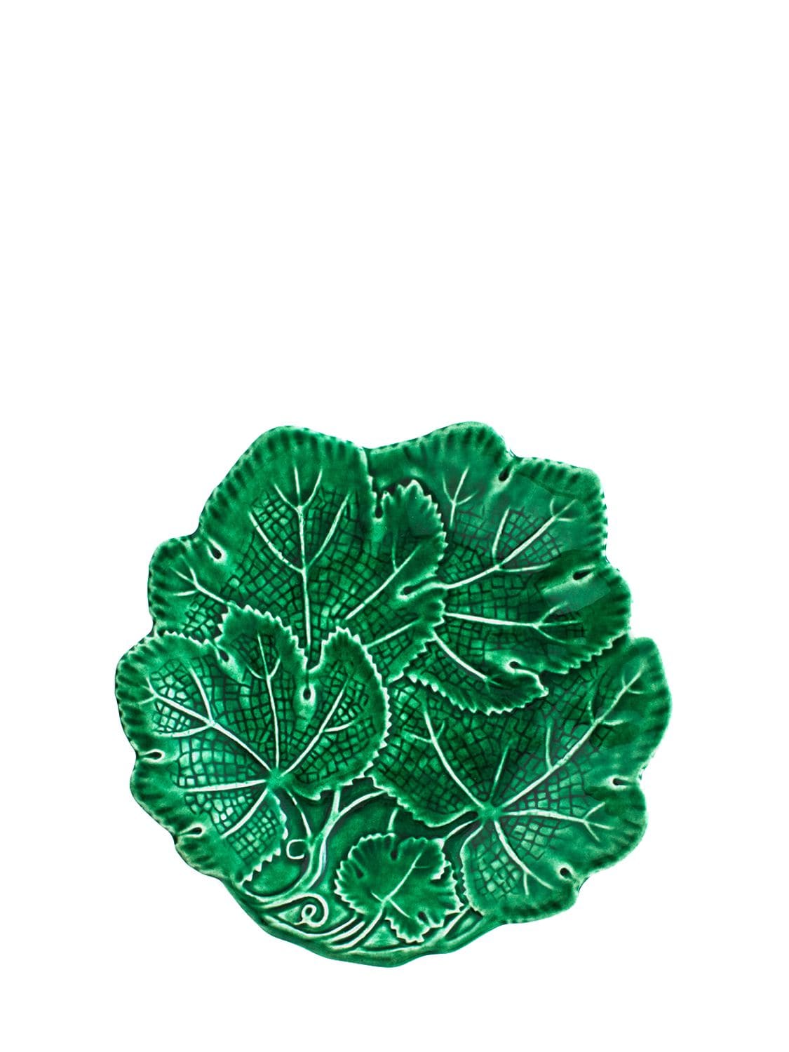 Cabana Vine Leaf Fruit Plate In Green