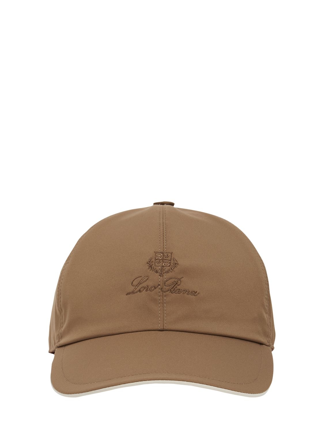 Loro Piana Wind Storm System Baseball Hat In Brown