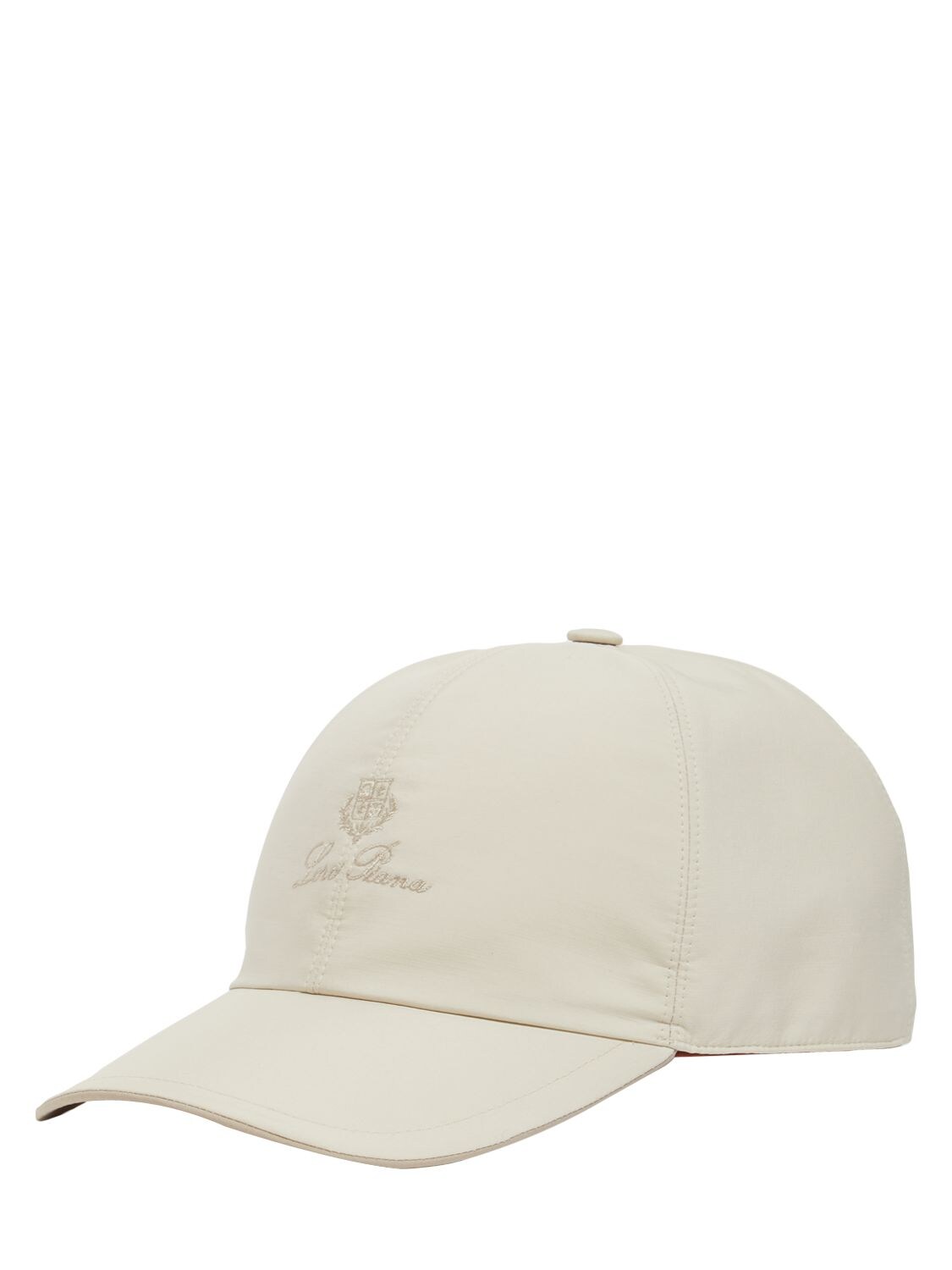 Baseball Cap in Technical Fabric - Storm System® Tea Leaf/ivory