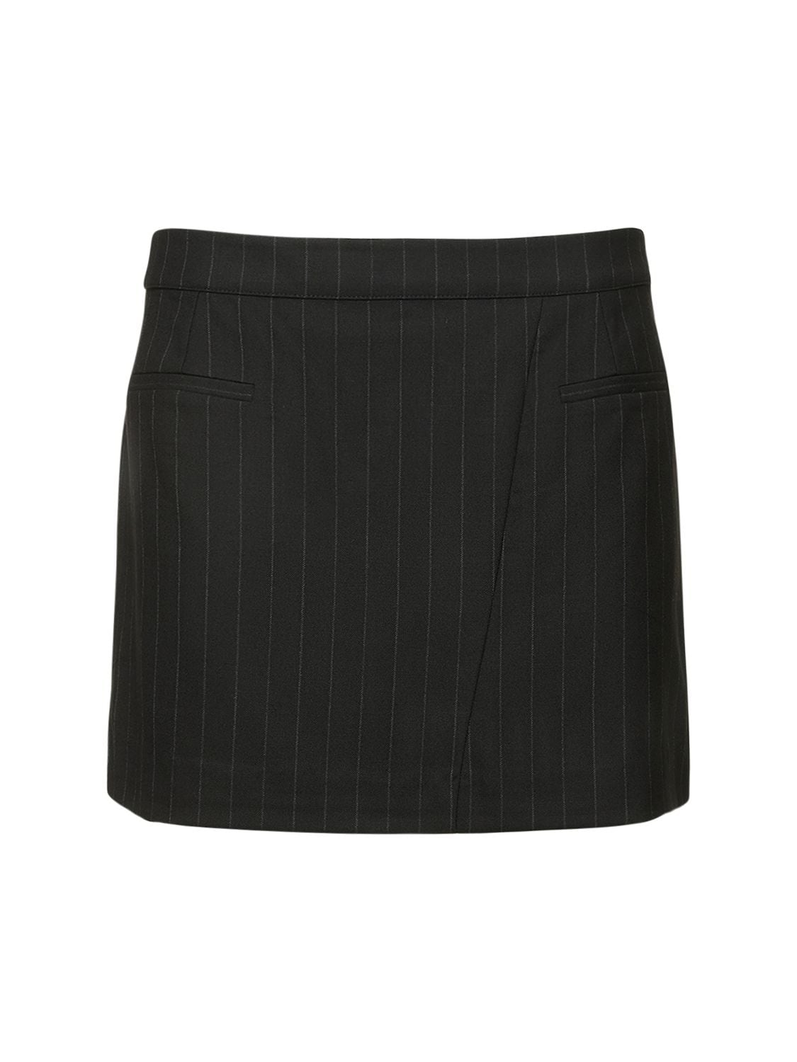 Designers Remix Bradford Wool Blend Pinstripe Mini Skirt