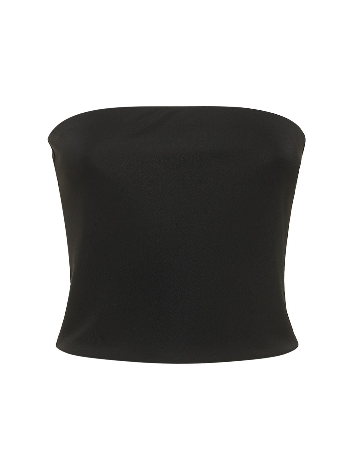The Andamane Gwen Jersey Stretch Tube Top In Black