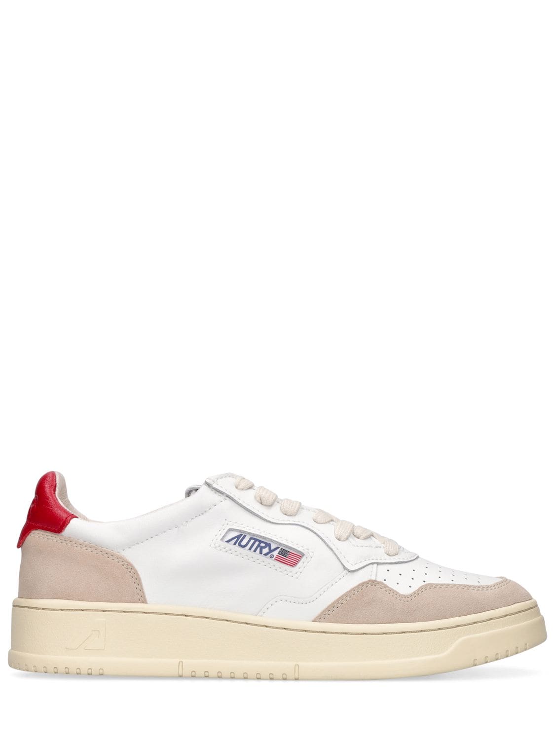 Autry - Medalist leather low sneakers - White | Luisaviaroma