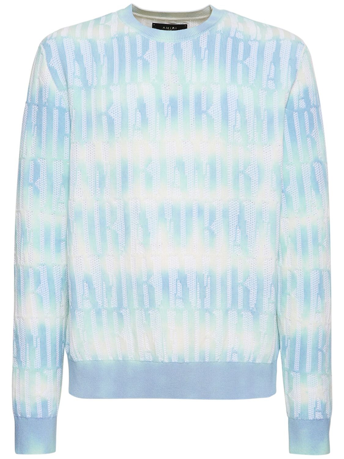 AMIRI REPEAT CREWNECK KNIT SWEATER