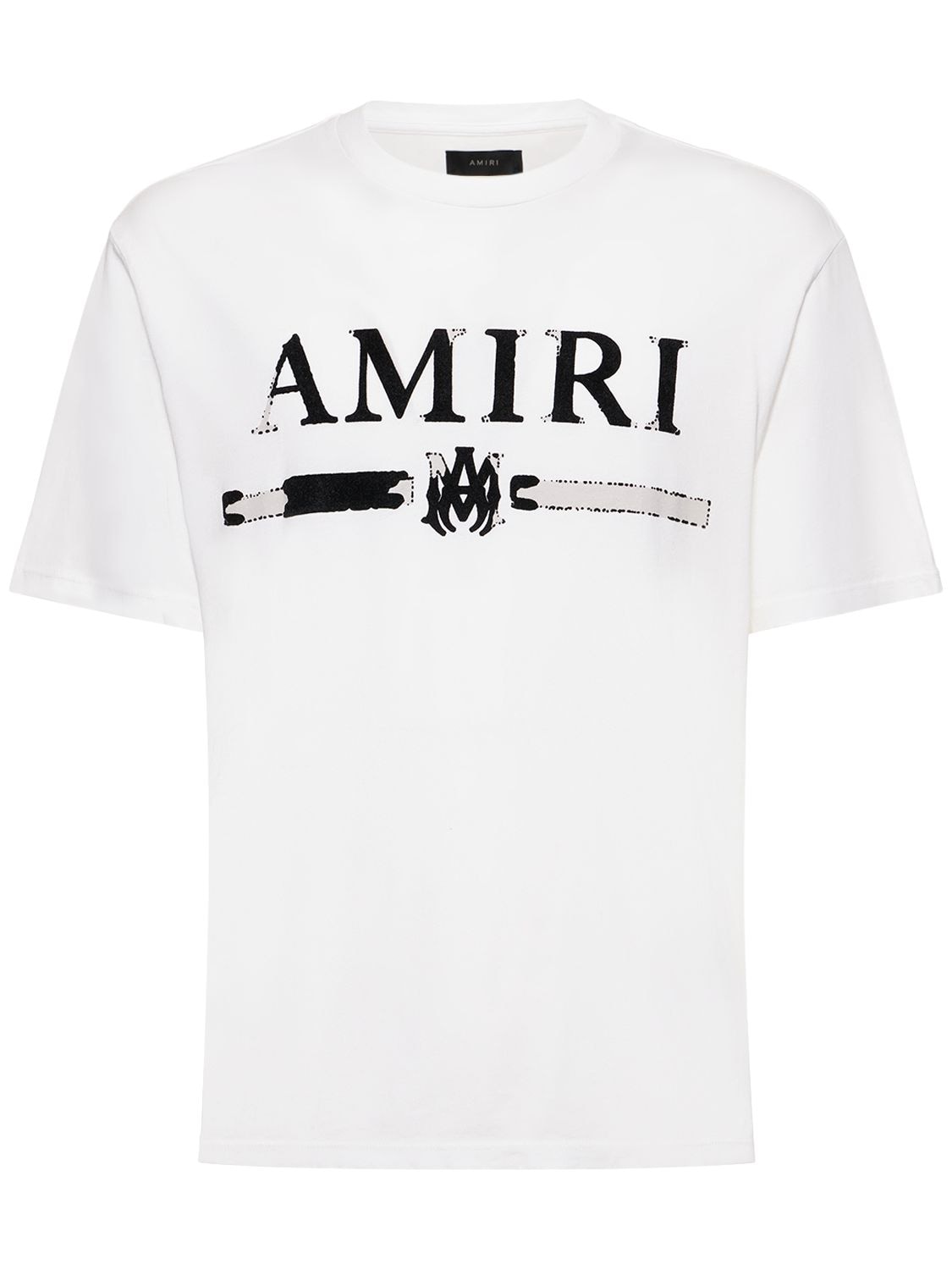 Amiri Logo-print Short-sleeve T-shirt In Black | ModeSens