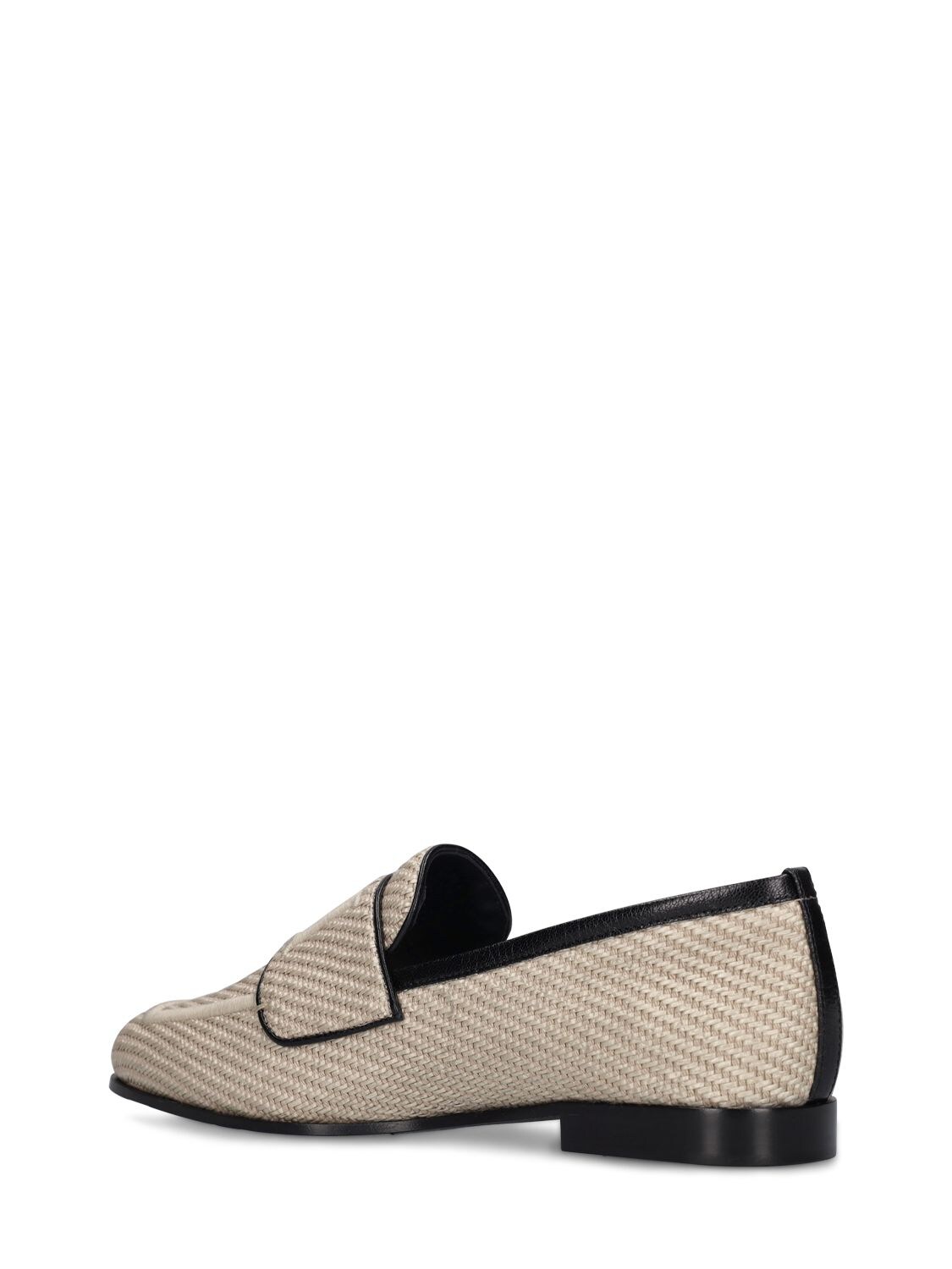 Lize Leather Loafers in Beige - Max Mara