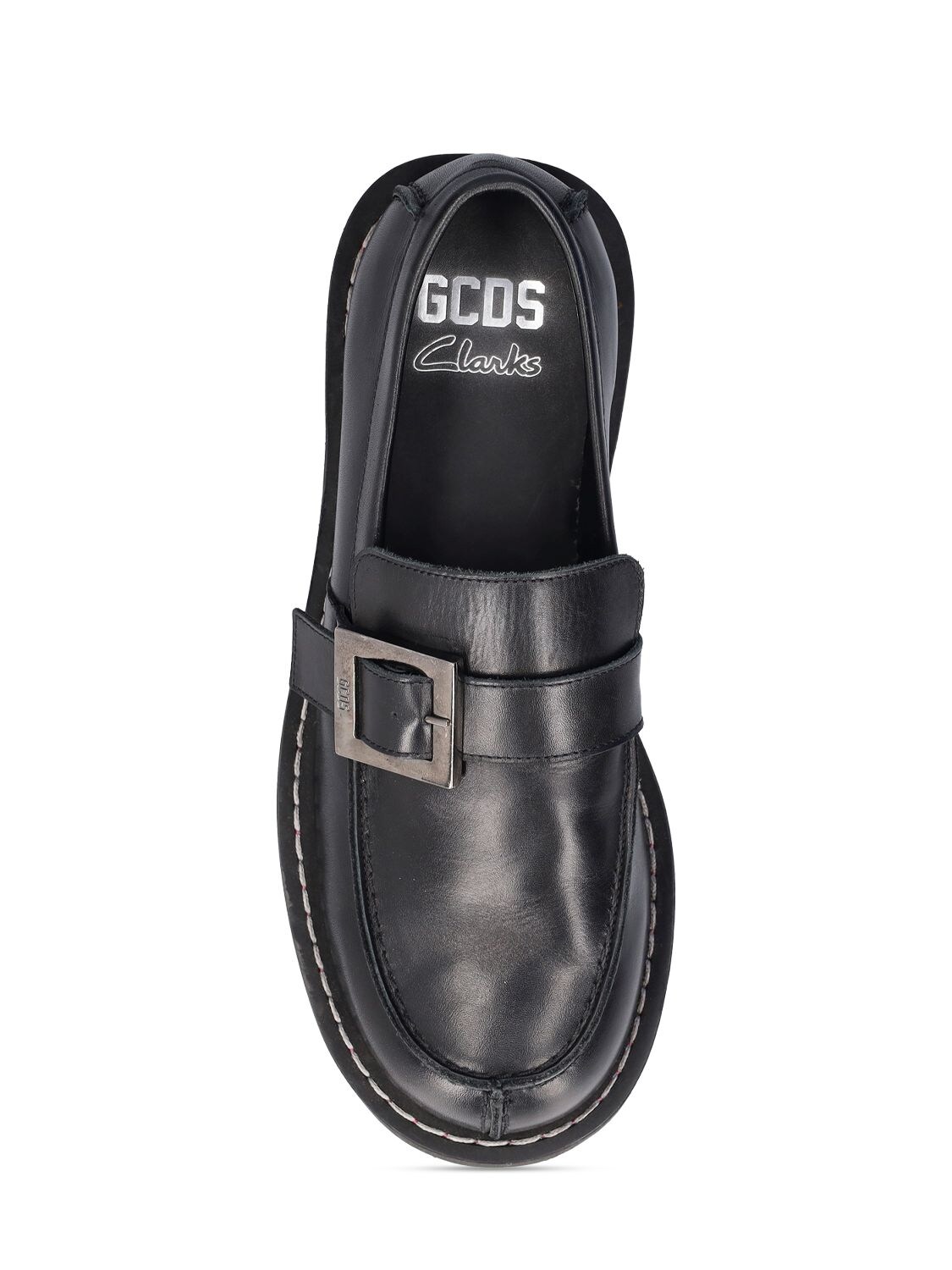 GCDS CLARKS MIX皮革乐福鞋 