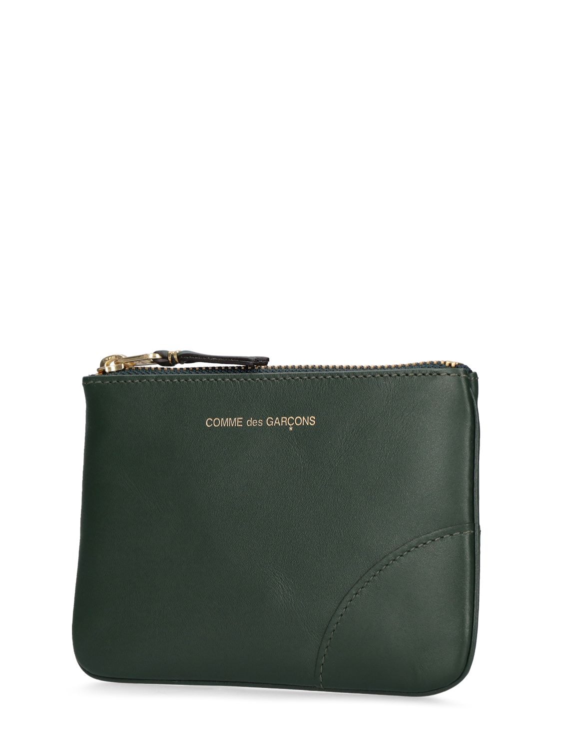 Shop Comme Des Garçons Classic Leather Wallet In Bottle Green