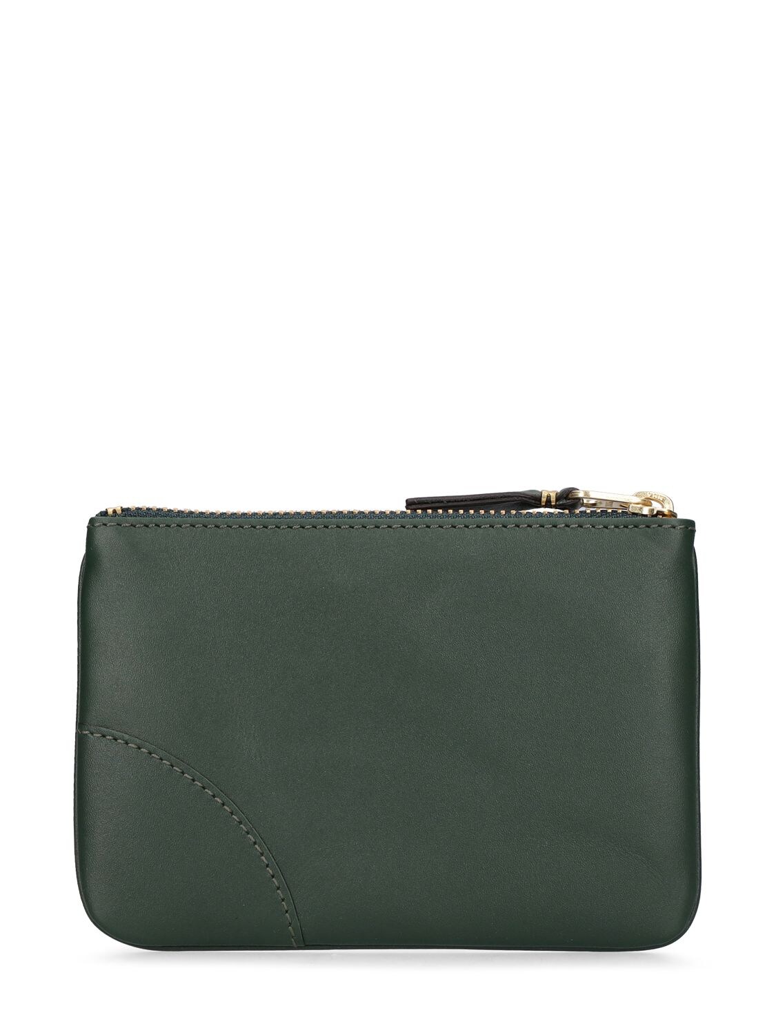 Shop Comme Des Garçons Classic Leather Wallet In Bottle Green