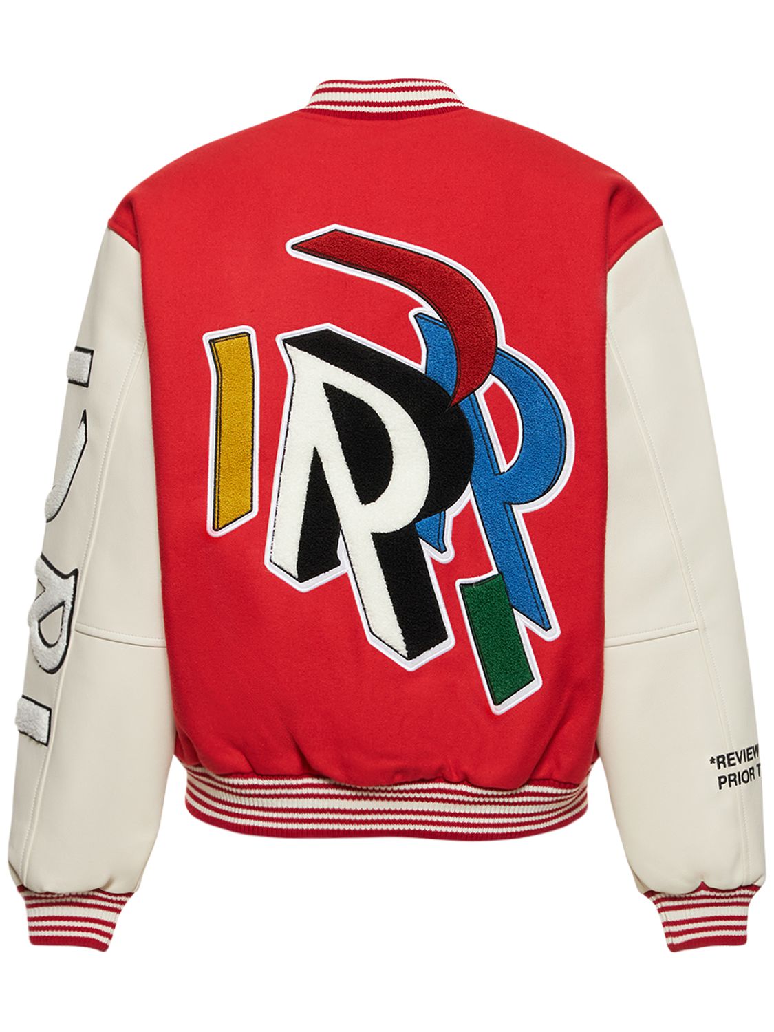 Represent Initial Bomber Jacket In Red ModeSens