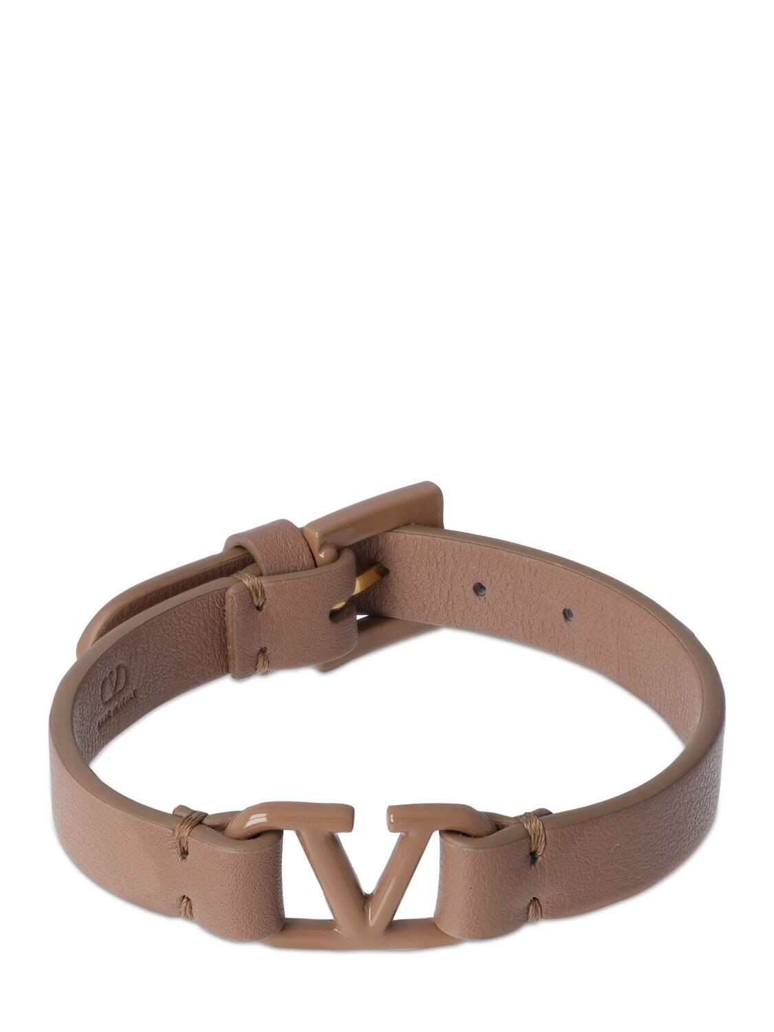 Tone On Tone V Logo Leather Bracelet – WOMEN > JEWELRY & WATCHES > BRACELETS
