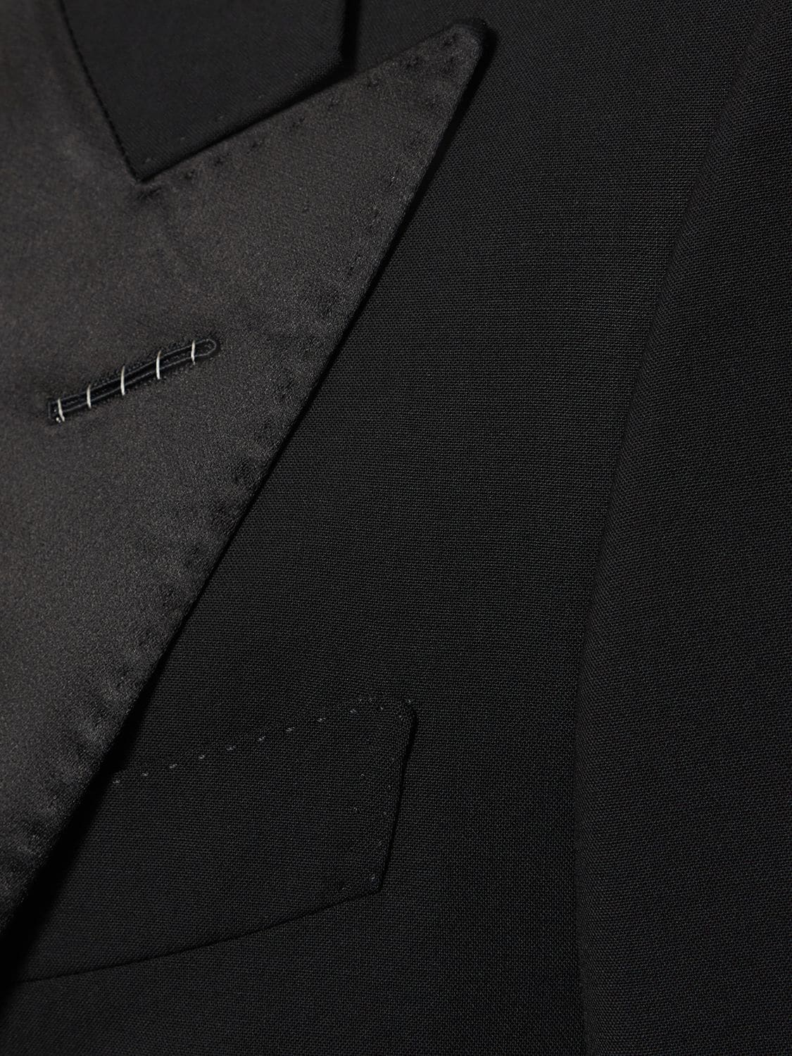 Tom Ford Bistretch Plain Weave Shelton Evening Suit In Black | ModeSens