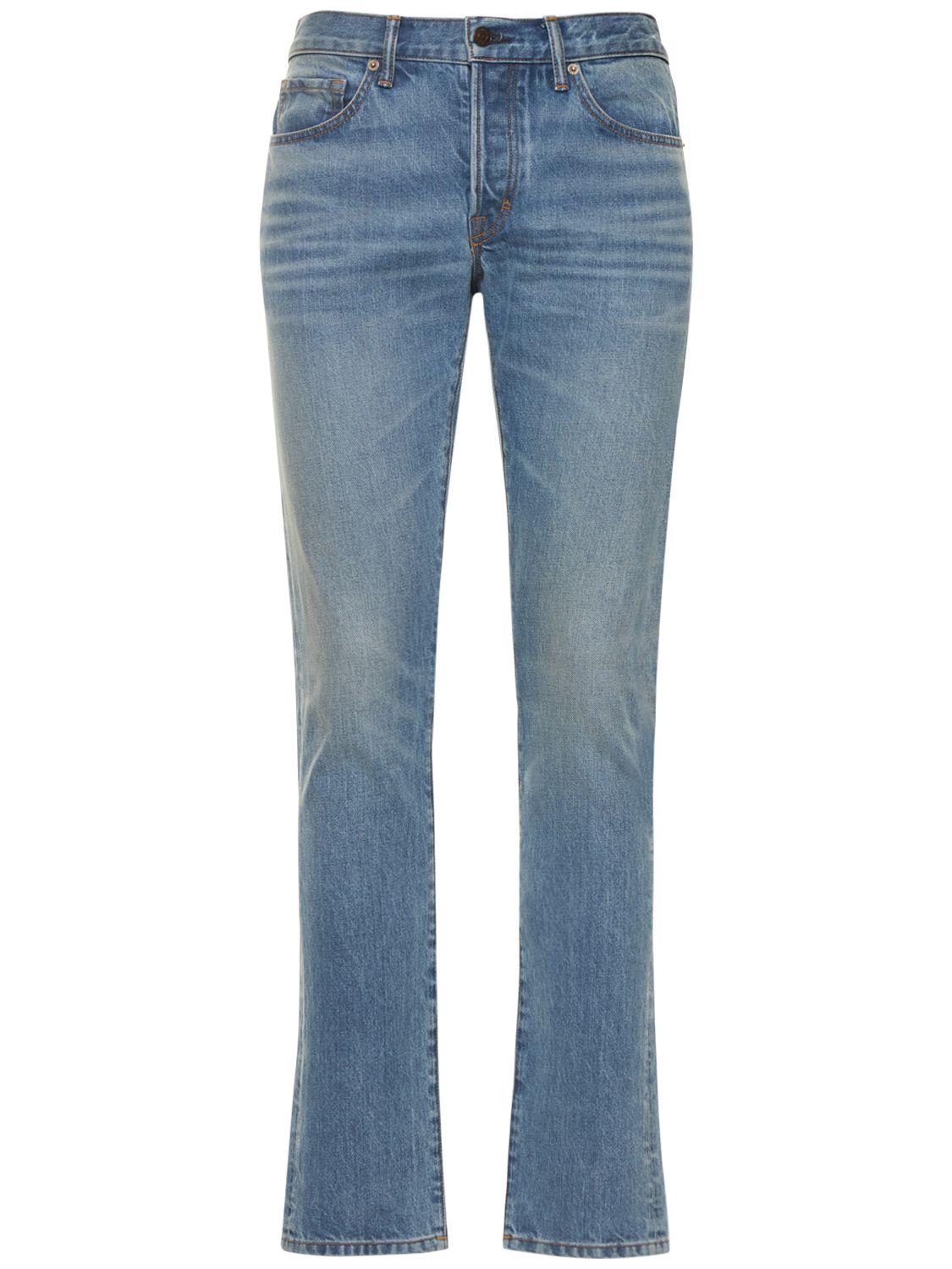 Tom Ford Light Indigo Rinse Slim Fit Jeans In Blue | ModeSens