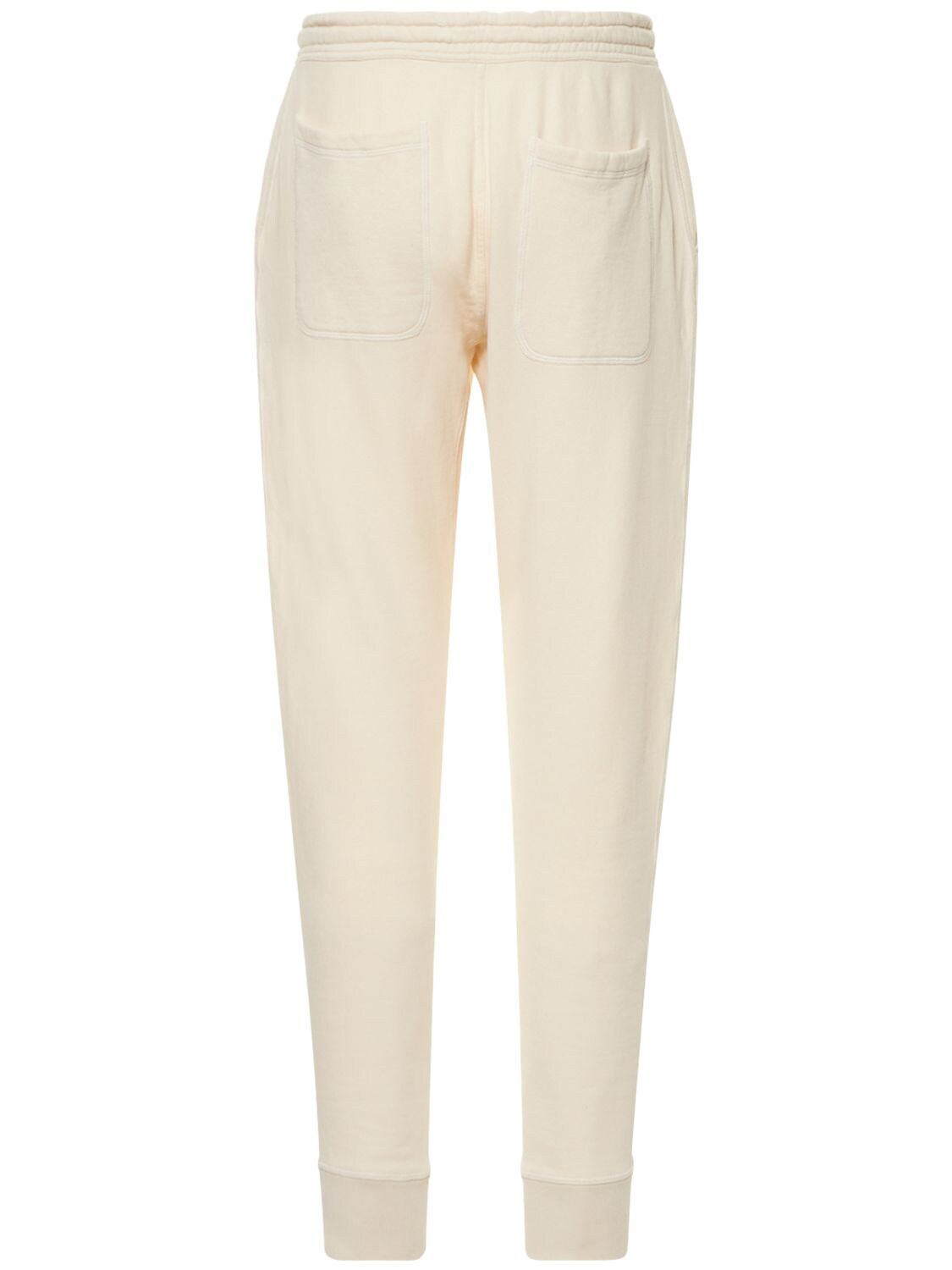 Shop Tom Ford Garment Dyed Sweatpants In Beige