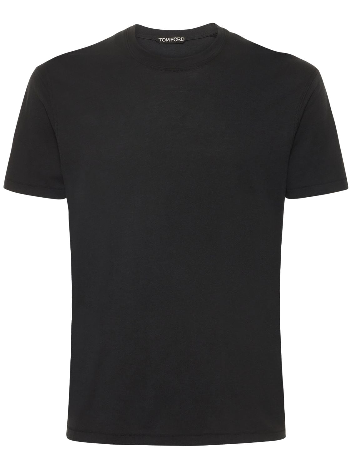 TOM FORD Lyocell & Cotton S/s Crewneck T-shirt