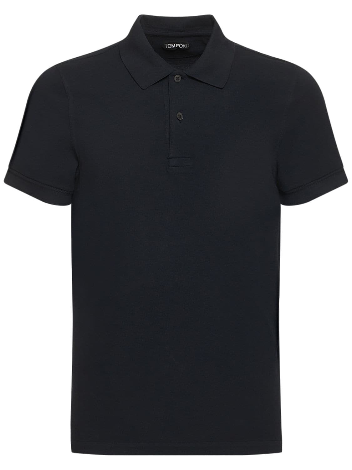 Shop Tom Ford Tennis S/s Piquet Polo In Navy