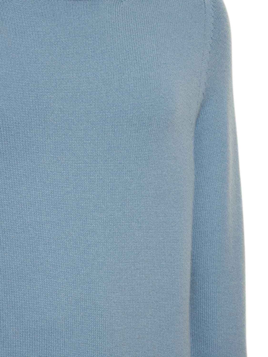 Shop Tom Ford Cashmere L/s Crewneck Sweater In Light Blue