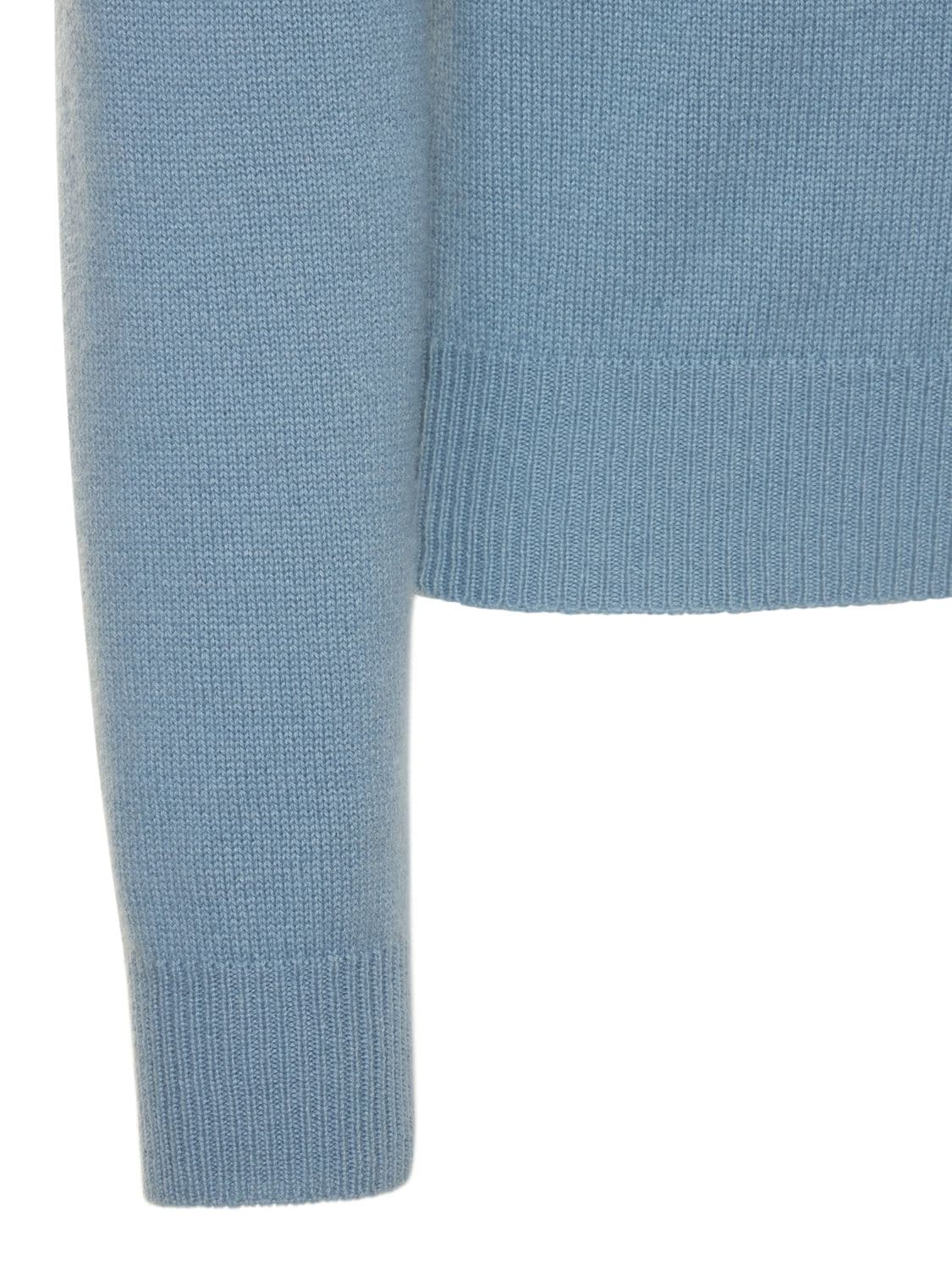 Shop Tom Ford Cashmere L/s Crewneck Sweater In Light Blue