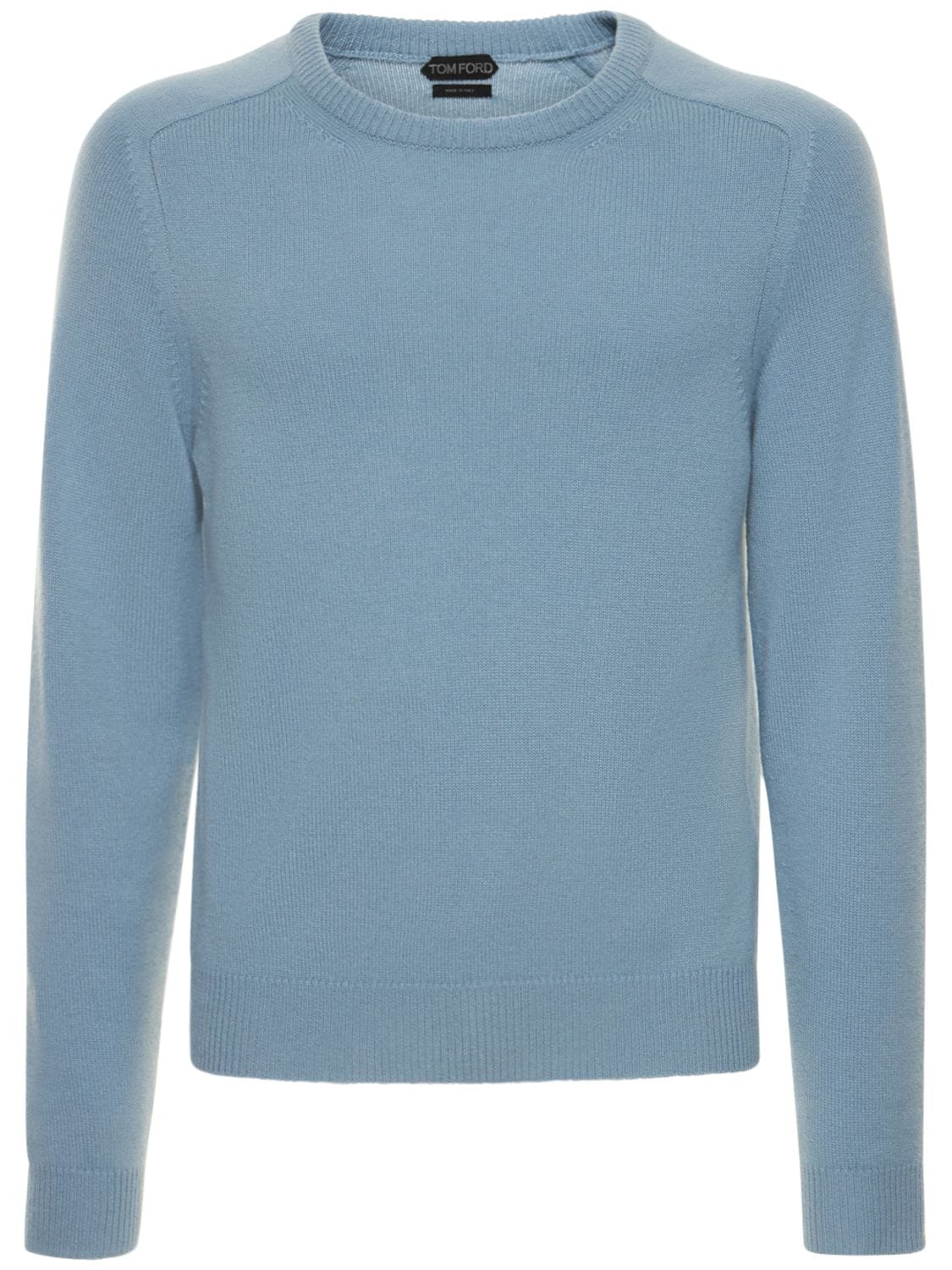 Tom Ford Men's Cashmere Crewneck Sweater In Light Blue