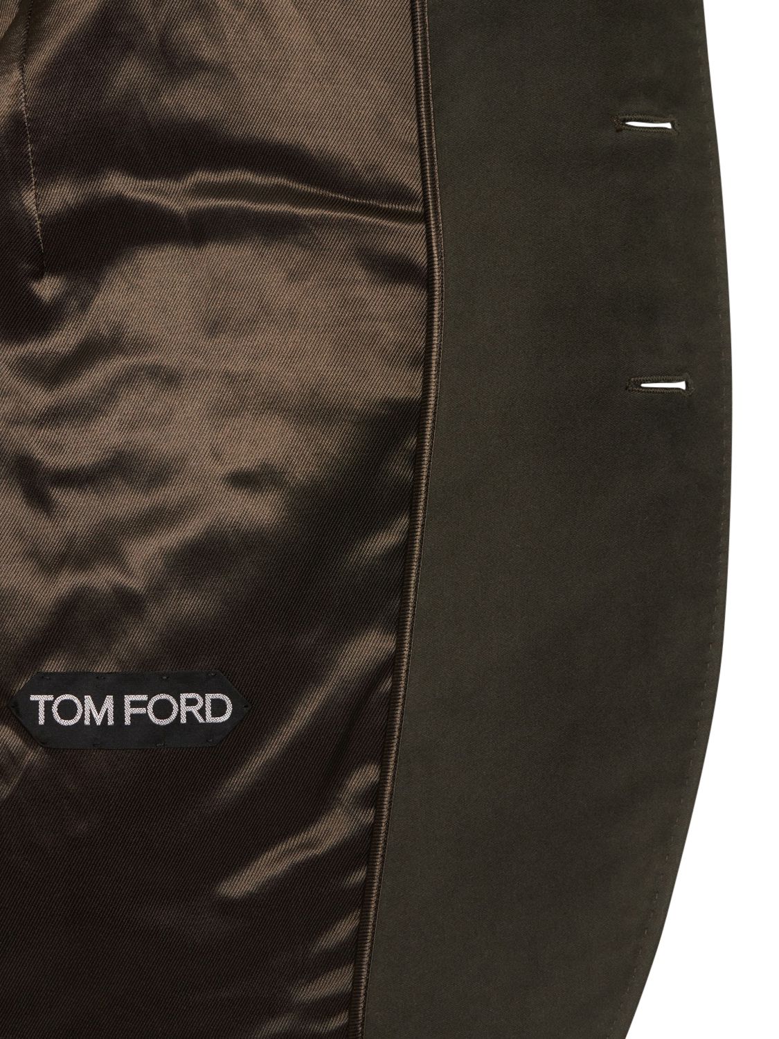 Tom Ford Moleskin Military Jacket In Brown ModeSens