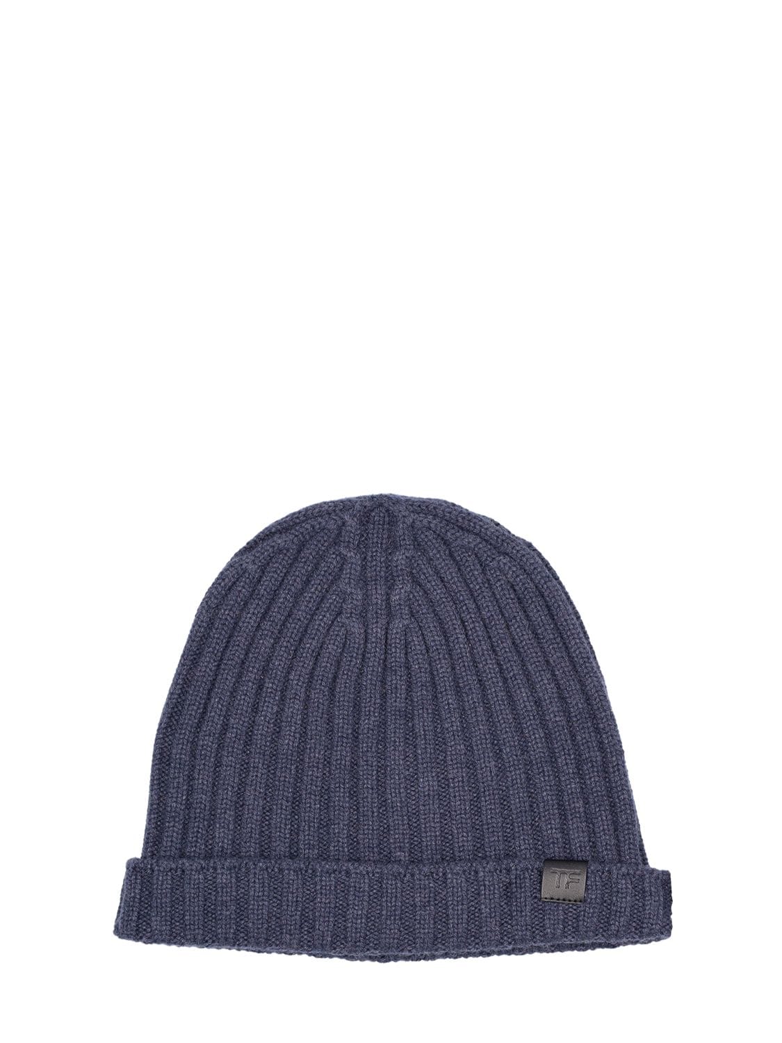 Cashmere Ribbed Beanie Hat – MEN > ACCESSORIES > HATS