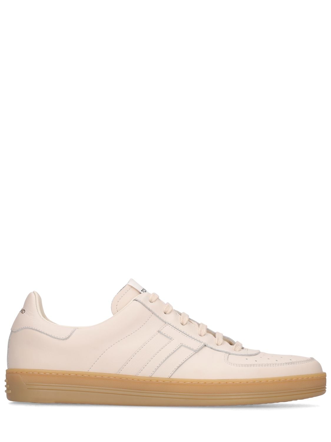 TOM FORD SMOOTH LEATHER LOW TOP SNEAKERS