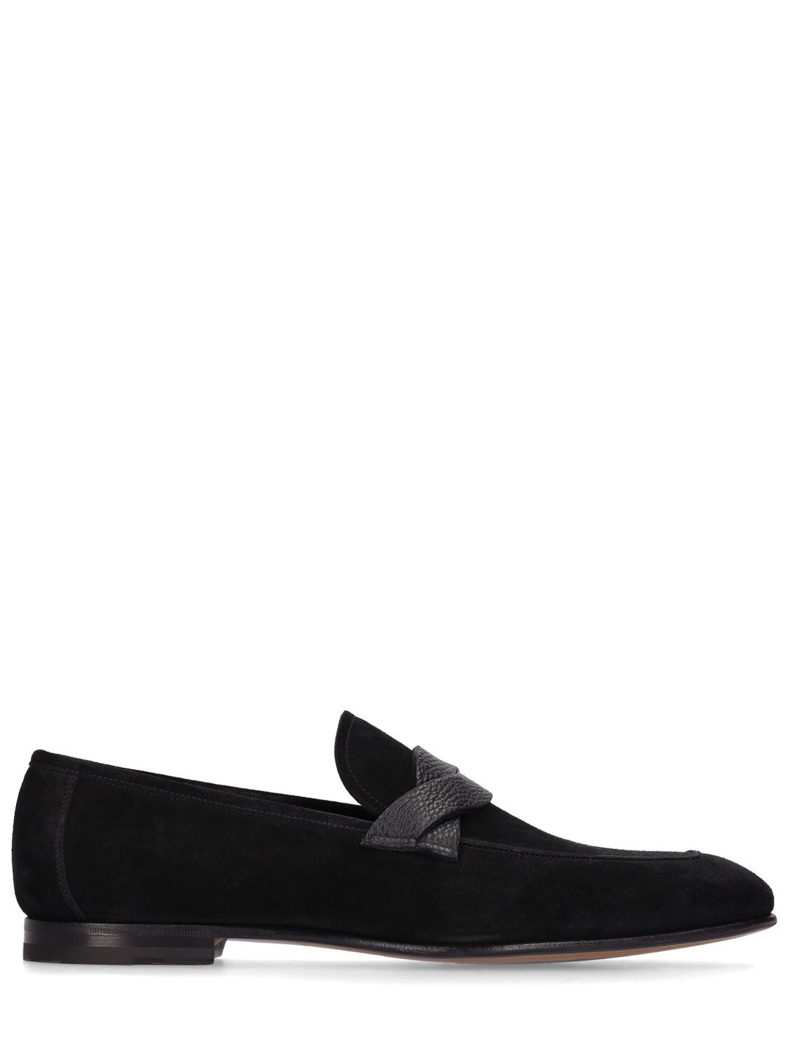 Tom Ford Suede Loafers In Black | ModeSens