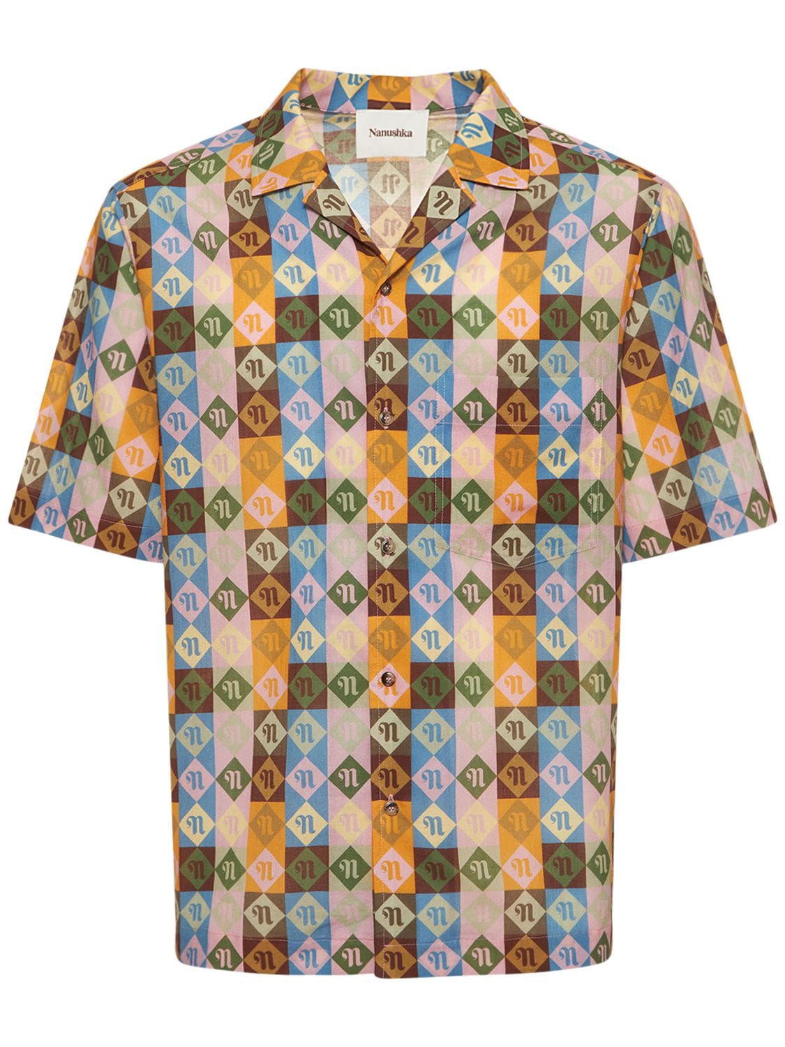 Monogram Cotton Voile S/s Shirt – MEN > CLOTHING > SHIRTS