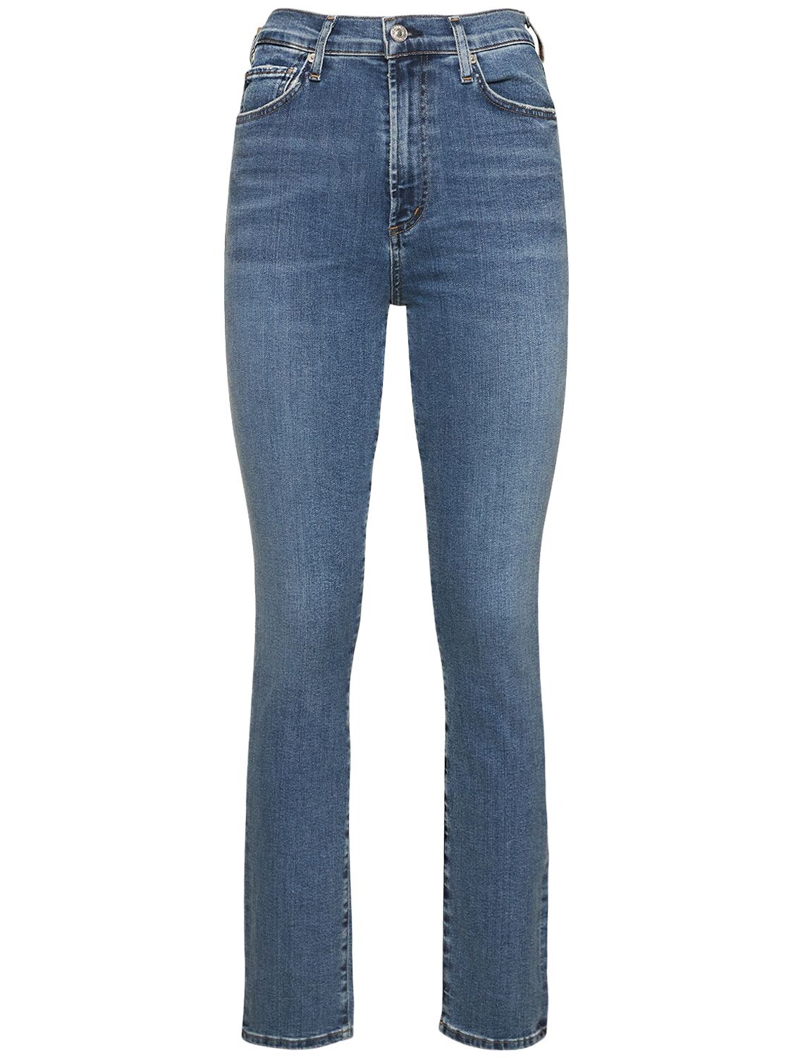 Olivia High Rise Slim Denim Jeans – WOMEN > CLOTHING > JEANS
