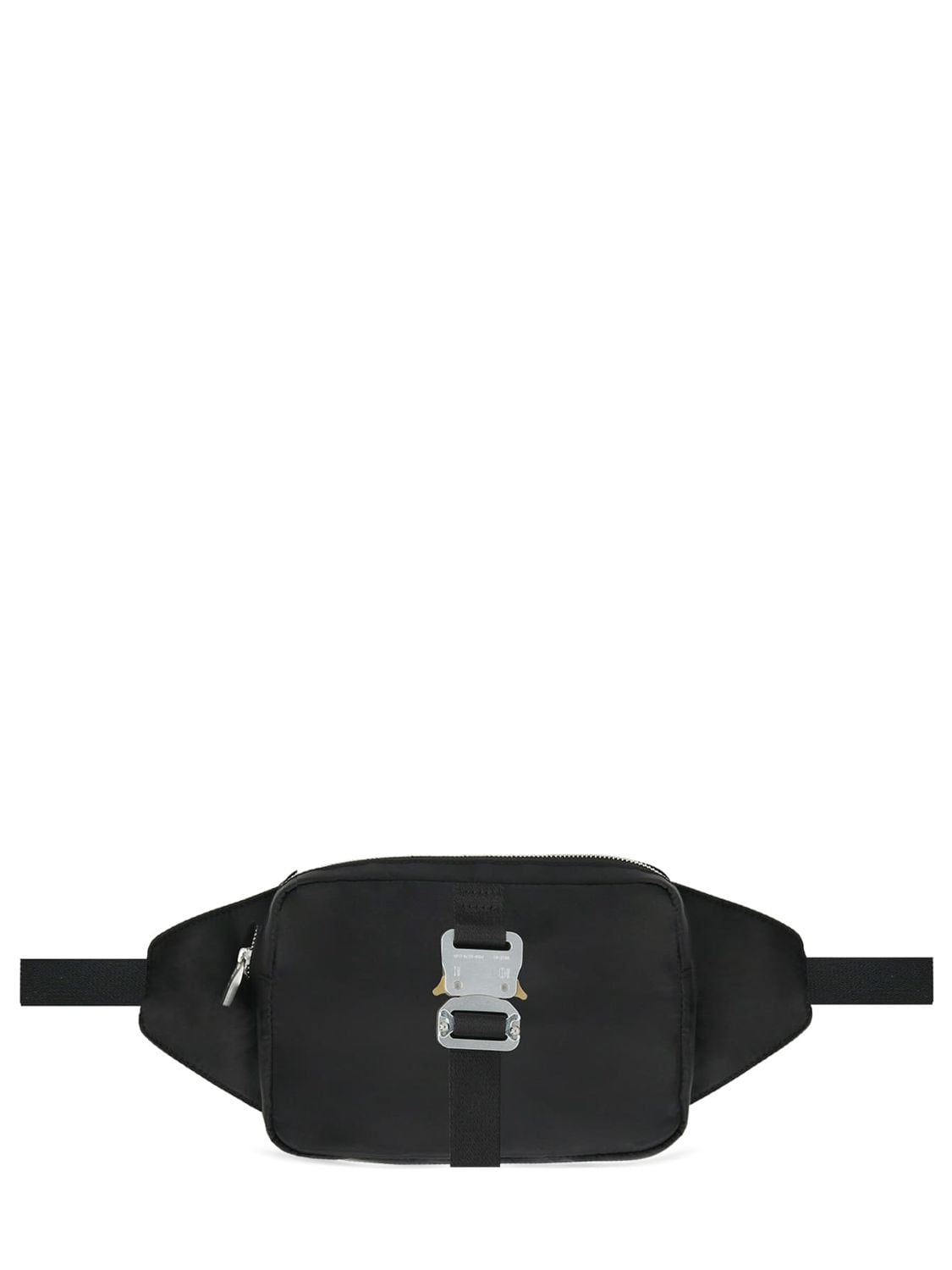 Alyx Buckle Nylon Belt Bag In Black,silver